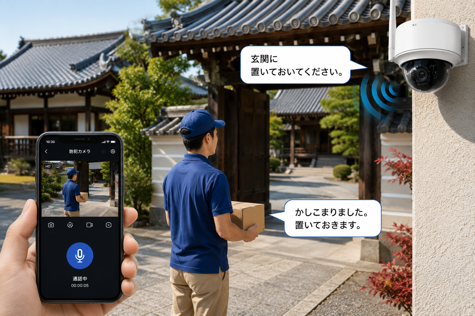 遠隔通話のイメージ